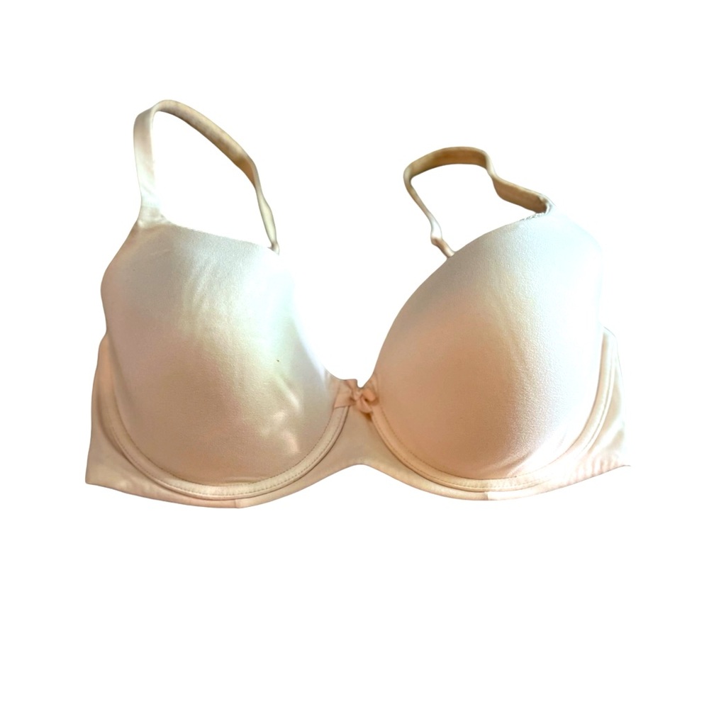 Victoria's Secret Body by Victoria lined demi underwire bra nude 32 DDD EUC